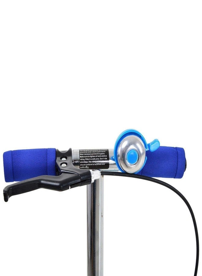 OANGO Kids 3 Wheeler Foldable Scooter Brake and Bell with Height Adjustment & Led Light on Wheel, Kick Scooter for Boys and Girls (Multicolor) (Blue) - Image 2